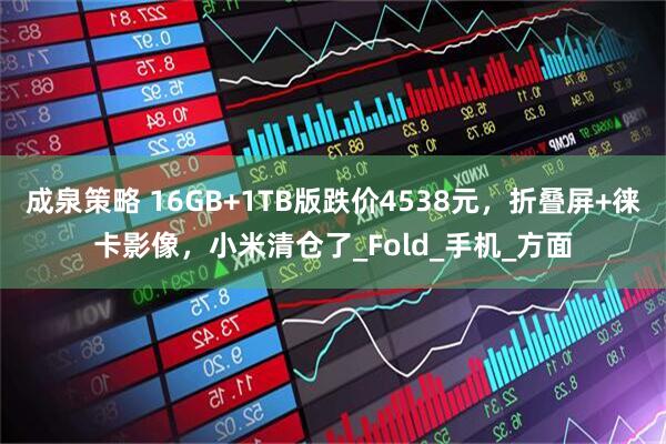 成泉策略 16GB+1TB版跌价4538元，折叠屏+徕卡影像，小米清仓了_Fold_手机_方面